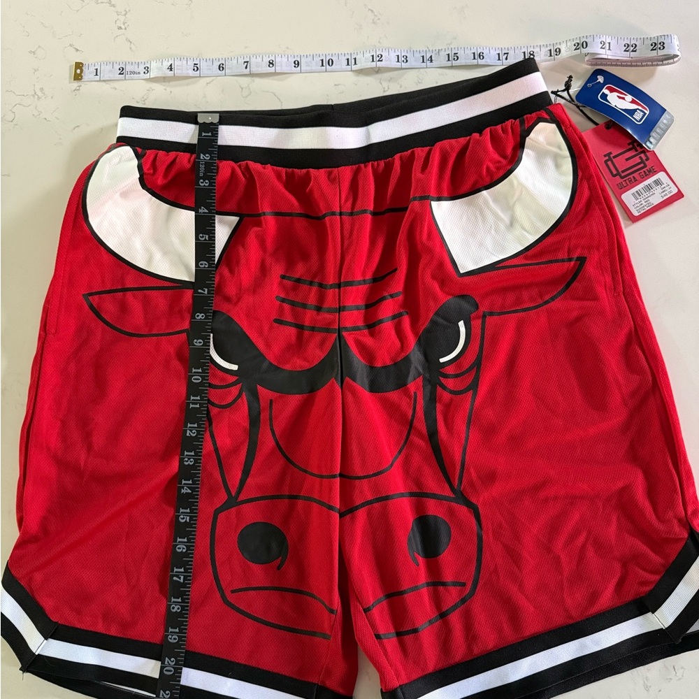 NBA Red and Black Athletic Shorts